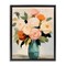 Stupell Industries Soft Hued Roses Vase Floating Frame, design by LSR Creative Studio